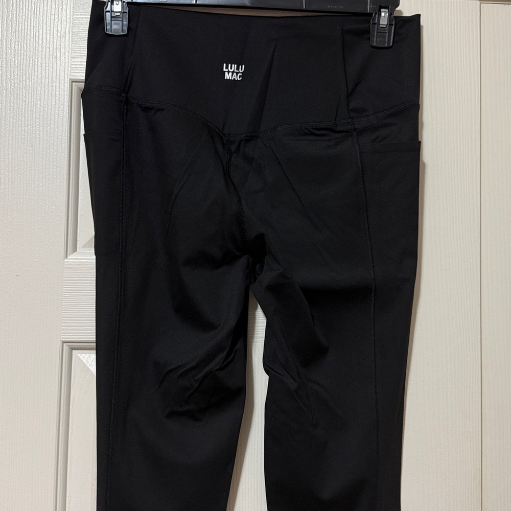 LULU MAC Solid Leggings Black NEW